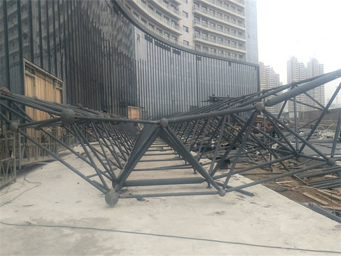 龙海万豪酒店雨棚网架